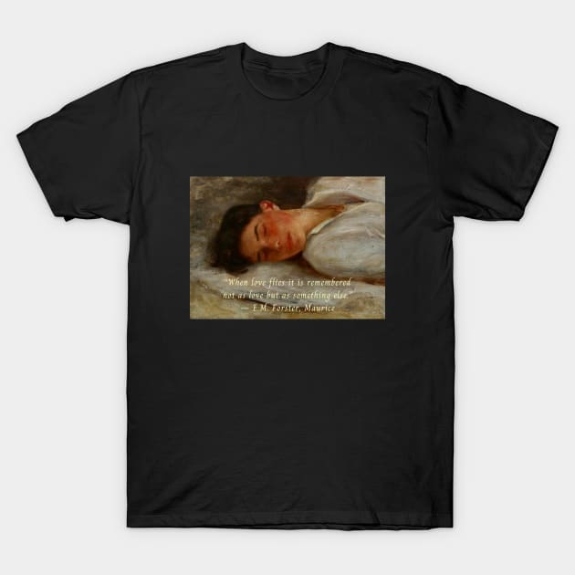 When love flies it is remembered not as love but as something else. T-Shirt by artbleed